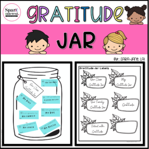 Gratitude jar printables cover image