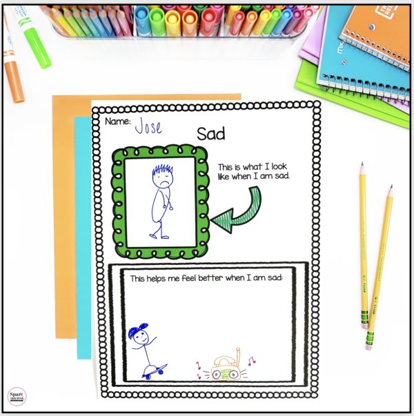 Image for preschool identifying emotions worksheets