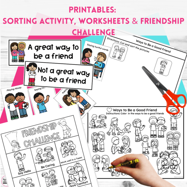 Printable friendship skills worksheets