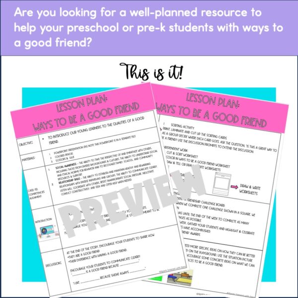 Image for ways to be a good friend resource 1