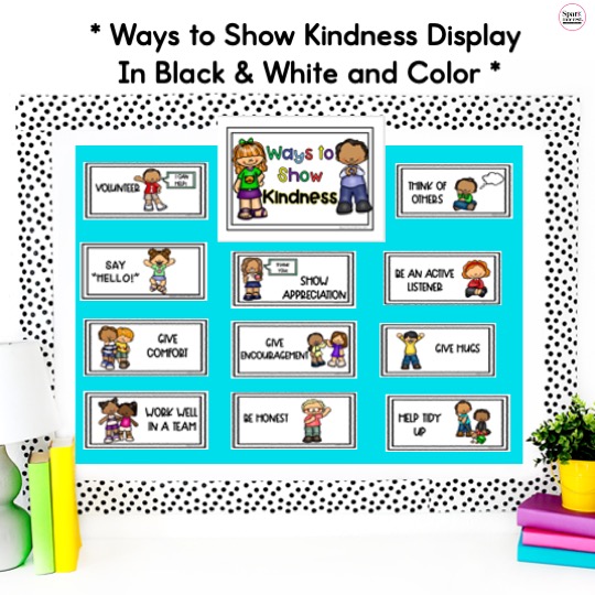 Ways to show kindness display