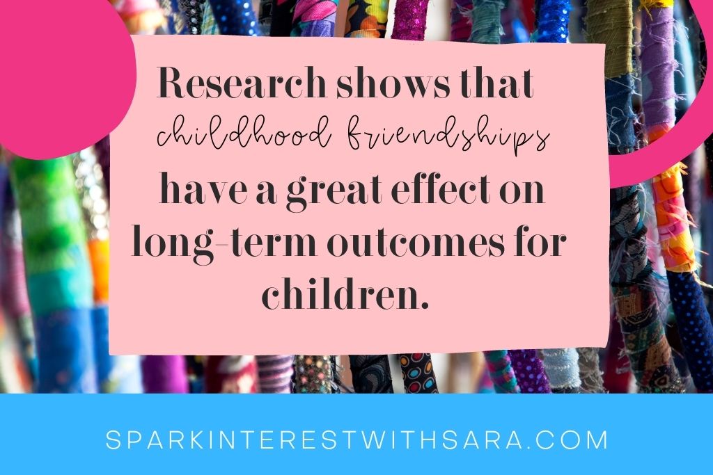 Research information to support why we need to focus on friendships in preschool and how to teach friendship to preschoolers.