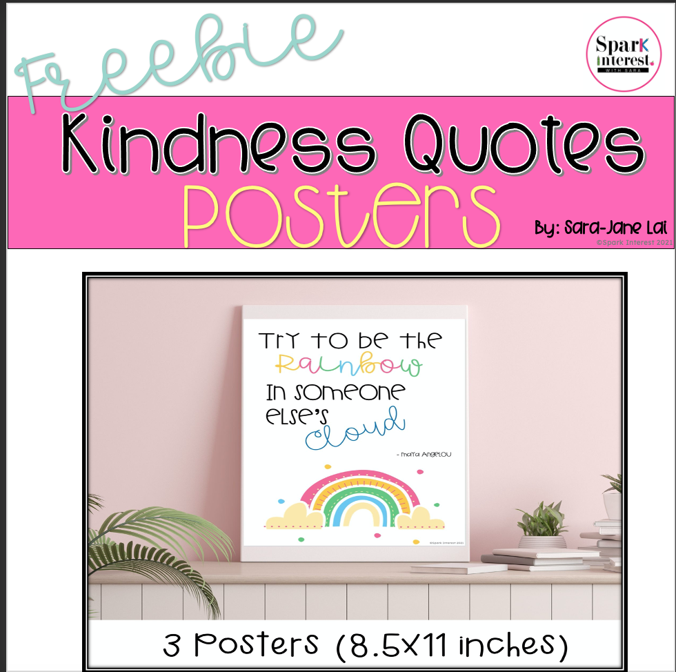 Kindness quotes posters