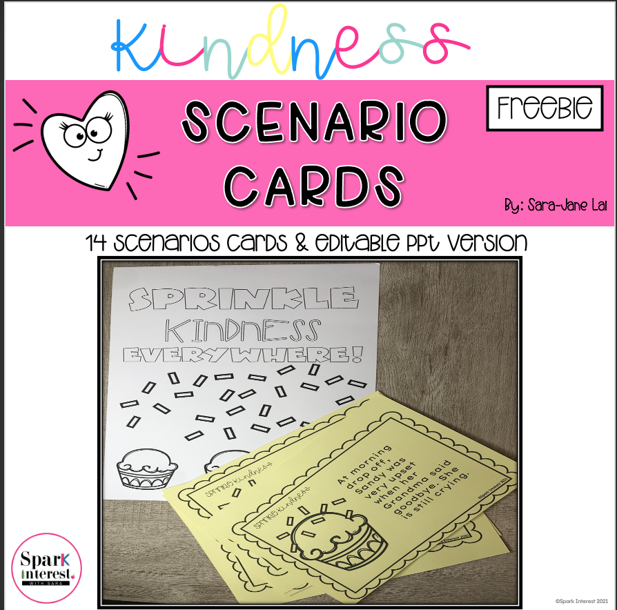 Kindness scenario cards