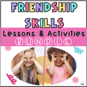Friendship activities for preschoolers bundle cover image