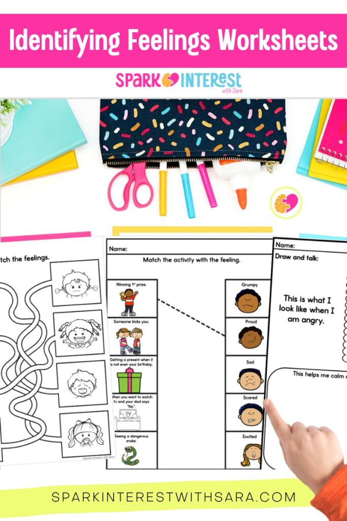 Image for identifying feelings worksheet