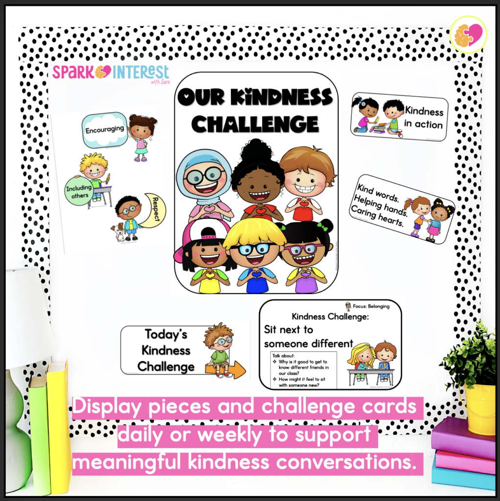 Preschool Kindness Challenge - Spark Interest with Sara