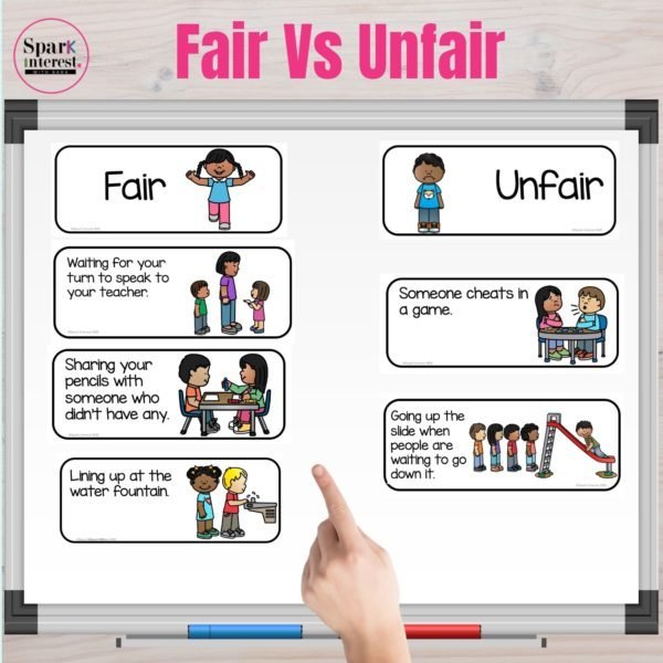 Image for fair vs unfair sorting activity