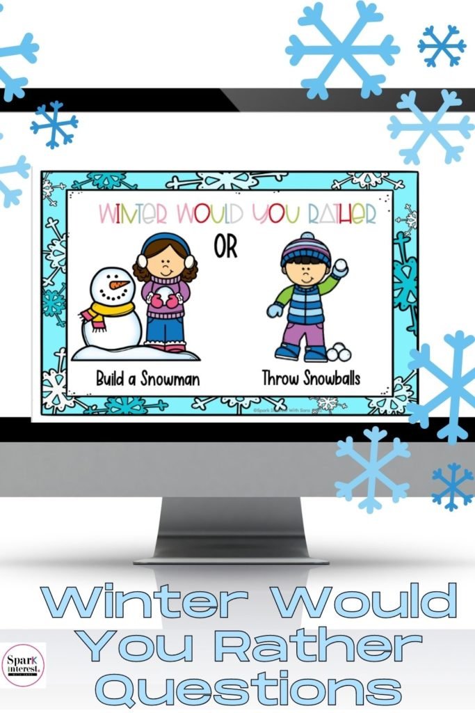 Image for Winter themed would you rather questions powerpoint