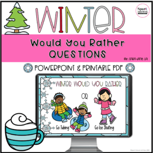 Cover image for Winter themed Would you rather questions