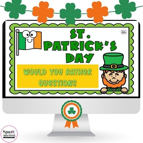 Image for St Patrick's day would you rather questions powerpoint