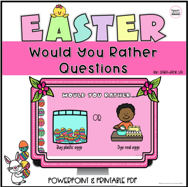 Cover image for Easter Would You Rather Questions