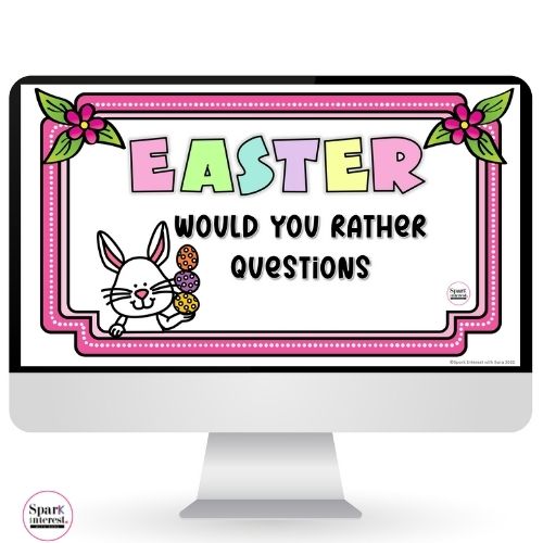 Image for Easter Would You Rather questions for kids powerpoint