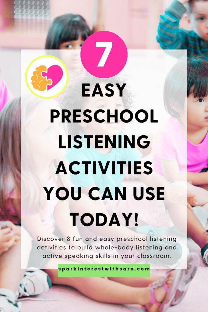 Blog title image - Listening Activities for Kids