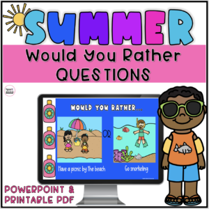 Cover image for summer would you rather questions