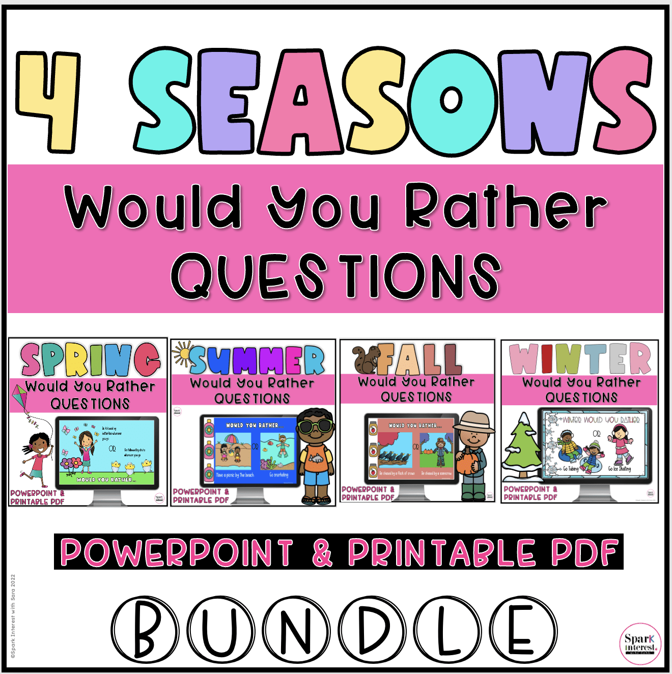 Would You Rather Questions Seasons | BUNDLE