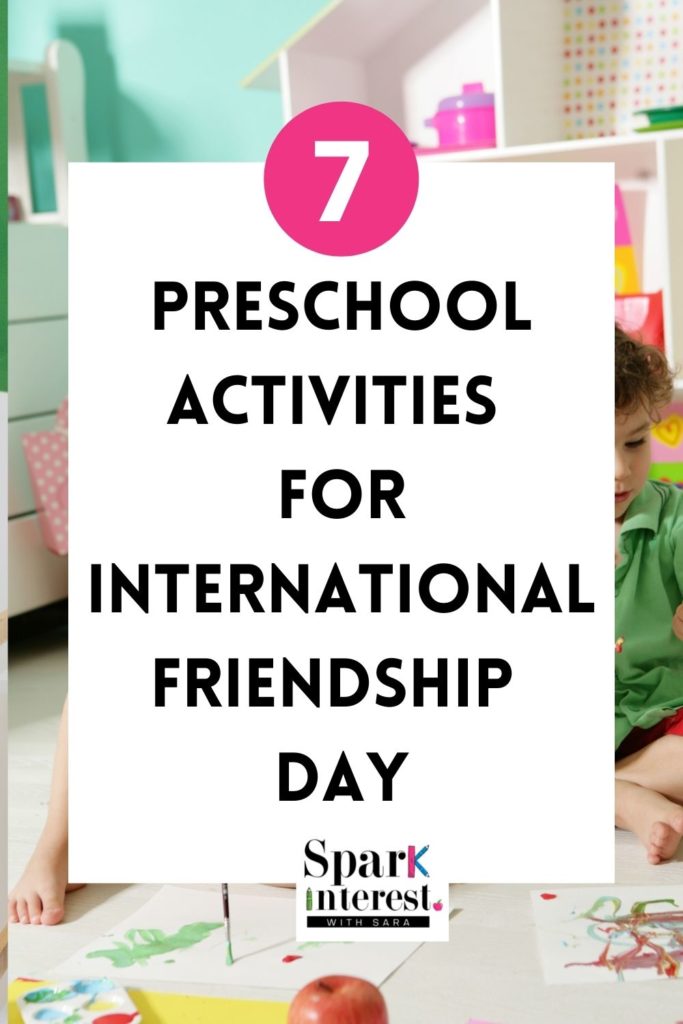 Blog post image for 7 preschool activities for international friendship day