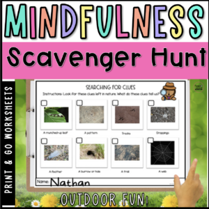 Cover image for mindfulness scavenger hunt