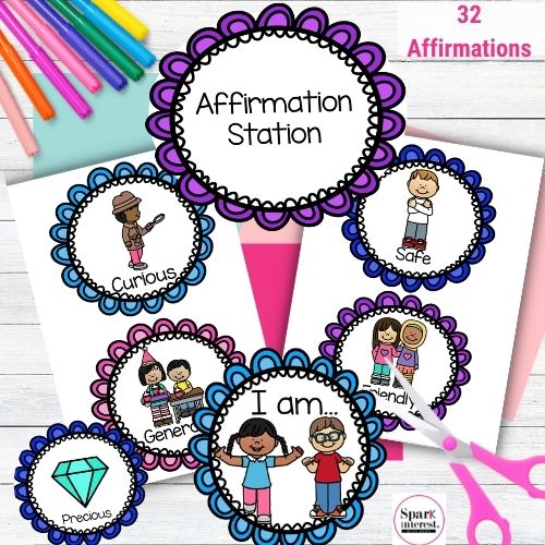 Picture of affirmations for kids