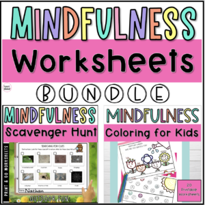 Mindfulness worksheets for kids