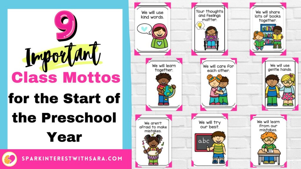 Blog image for 9 important class mottos for preschool