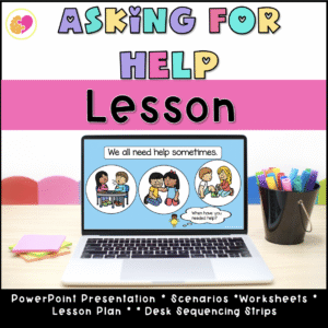 Cover image of Asking for Help Lesson for Preschoolers