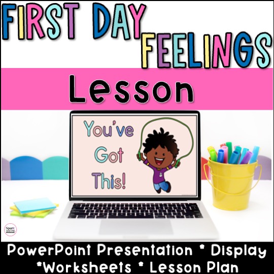 Cover for first day feelings lesson