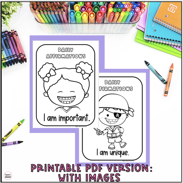 Image for daily affirmations for preschoolers resource