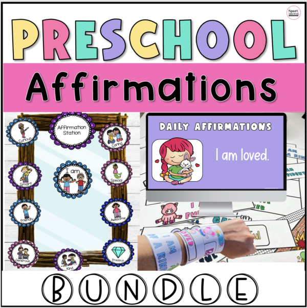 Preschool affirmations bundle product cover image