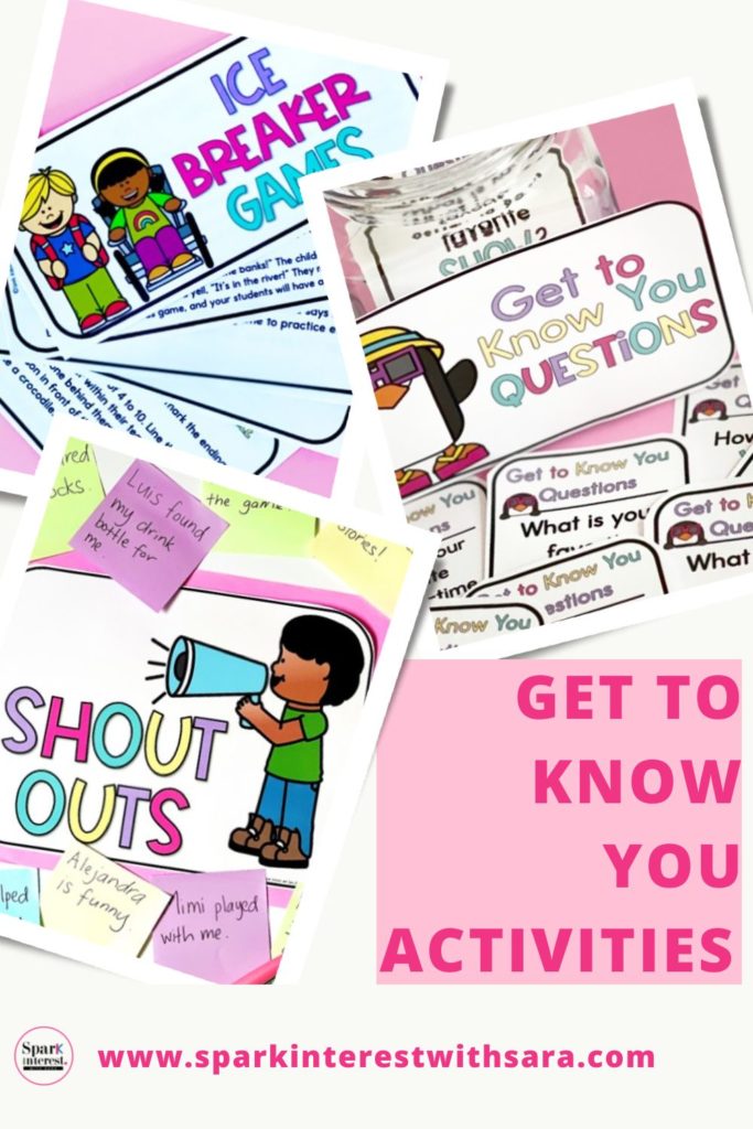 Image for back to school getting to know you activities for preschoolers