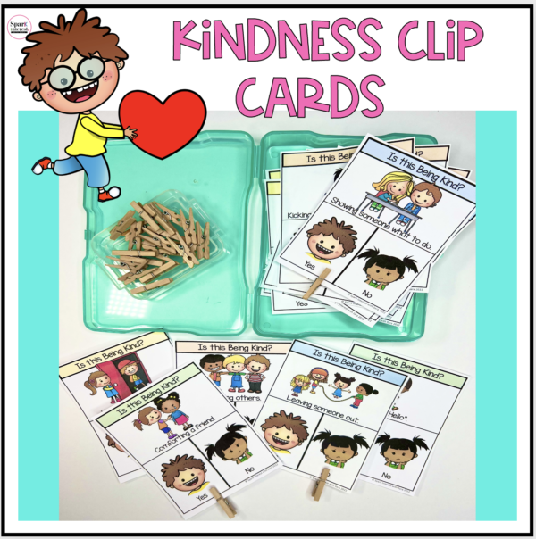 image fore kindness theme activities kindness clip cards