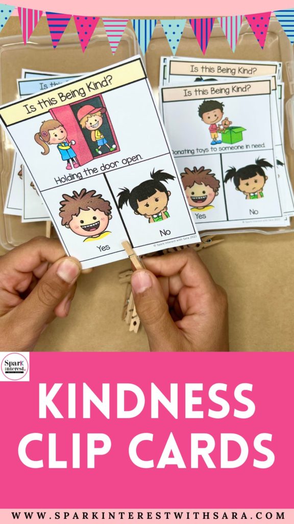 Image of a kindness classroom center activity