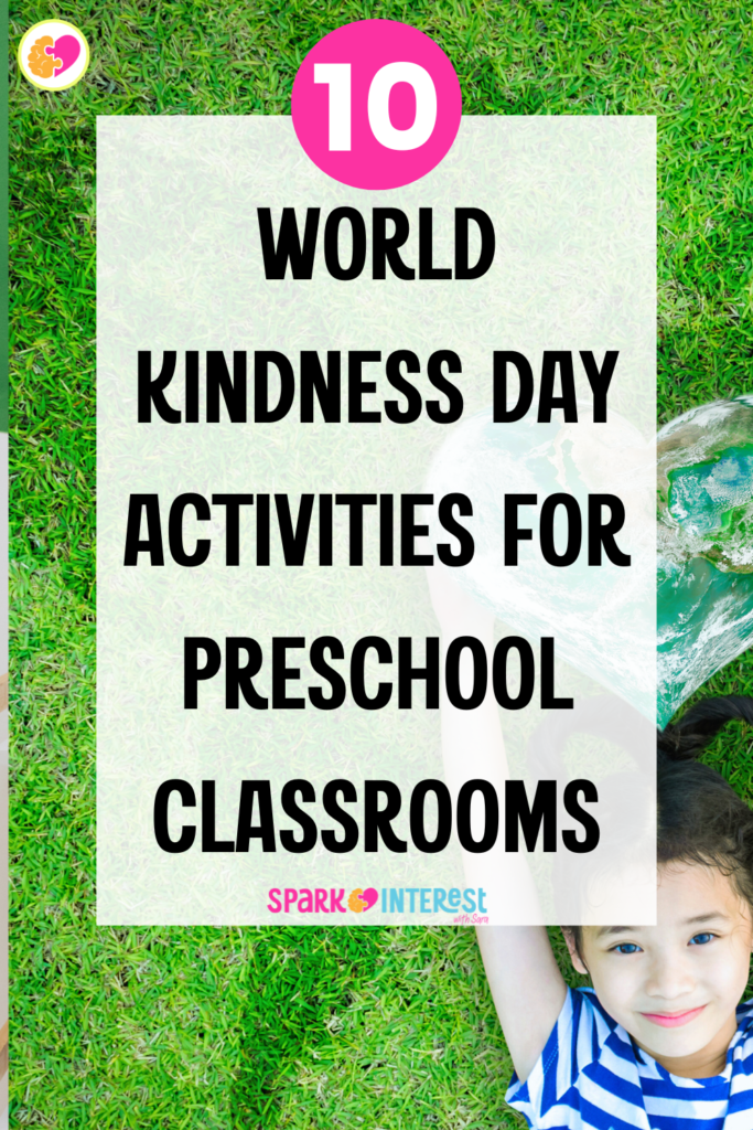 Blog image for world kindness day activities for preschool classrooms