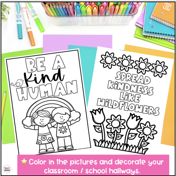 Image for kindness coloring pages