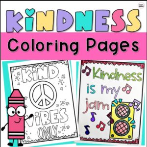 Cover image for Kindness coloring pages