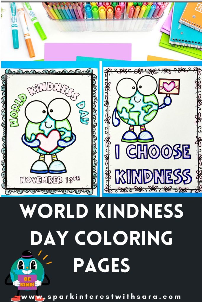 Image for world kindness day coloring pages