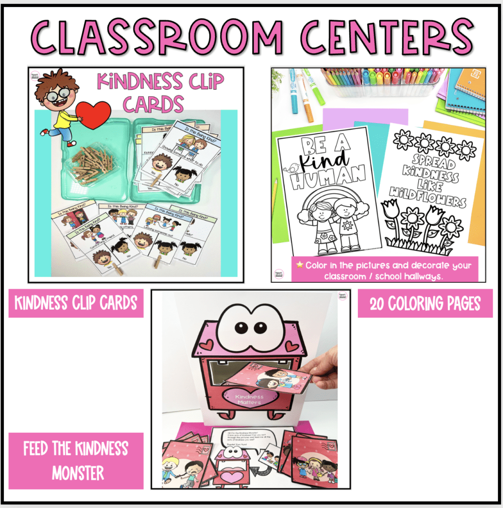Kindness Activities for Preschoolers | BUNDLE - Spark Interest with Sara