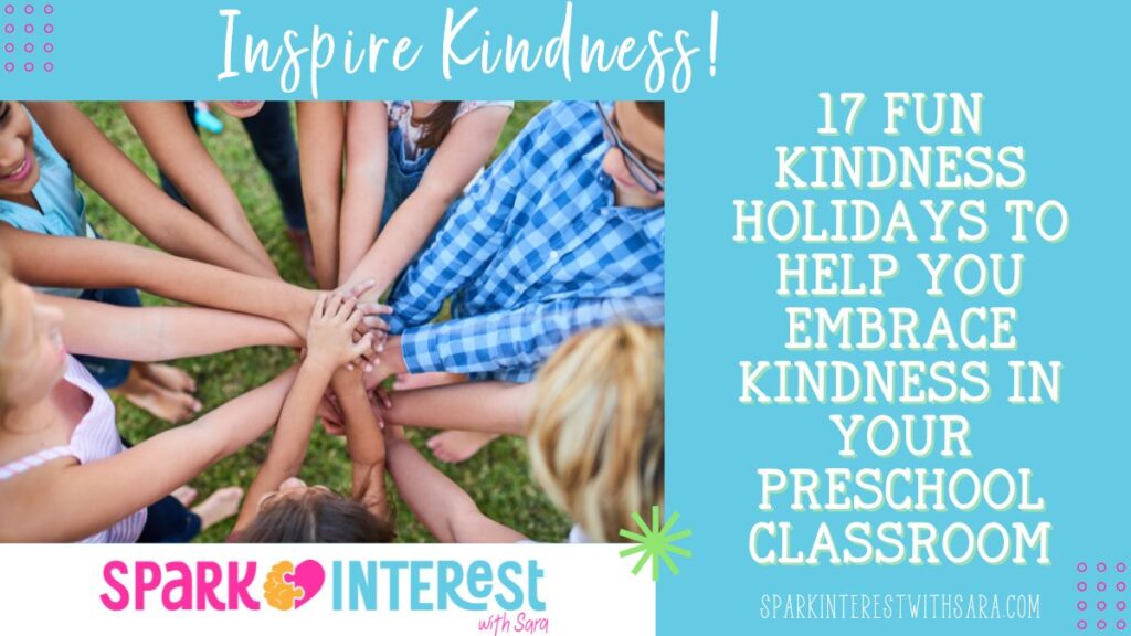 Kindness Holidays for the classroom blog title image