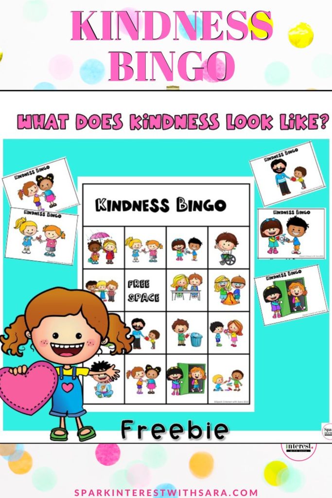 Image for free preschool kindness activity