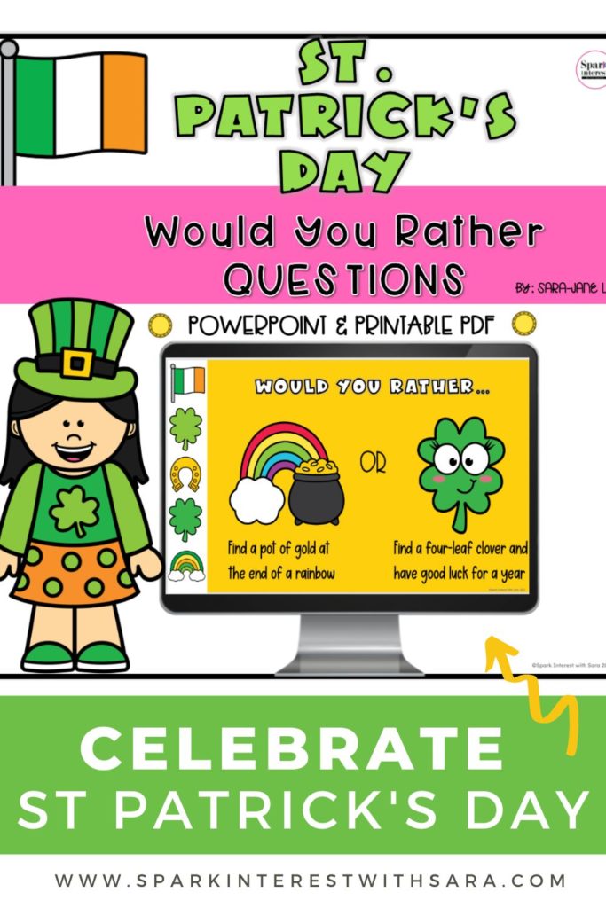 Image of Saint Patrick's Day would you rather questions