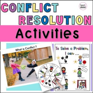 Cover image for conflict resolution activities for preschoolers