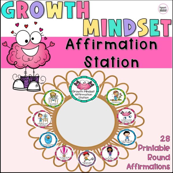 Cover image for growth mindset affirmation station