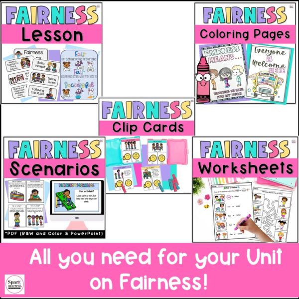 Image of fairness activities for kids bundle