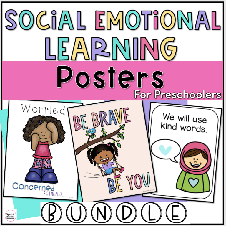 Social Emotional Learning Posters BUNDLE - Spark Interest with Sara