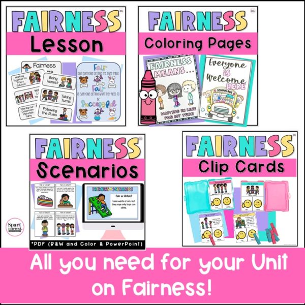 Preview image for fairness activities bundle