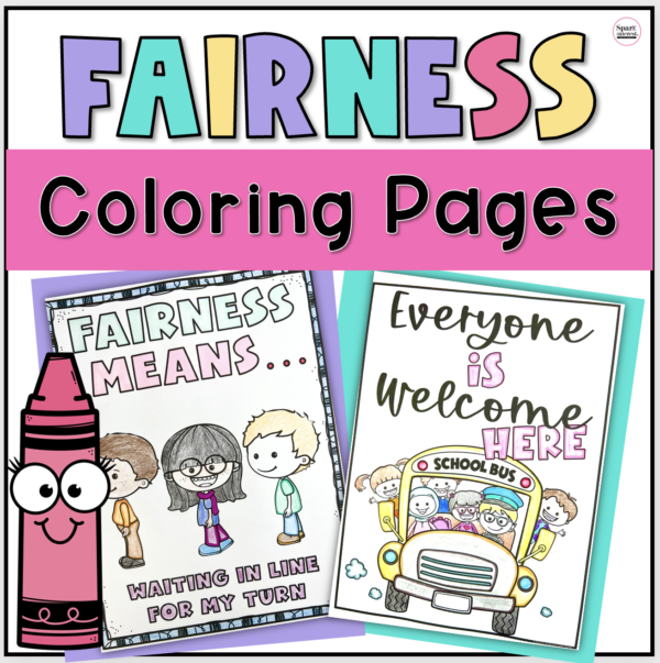 Fairness coloring pages cover image