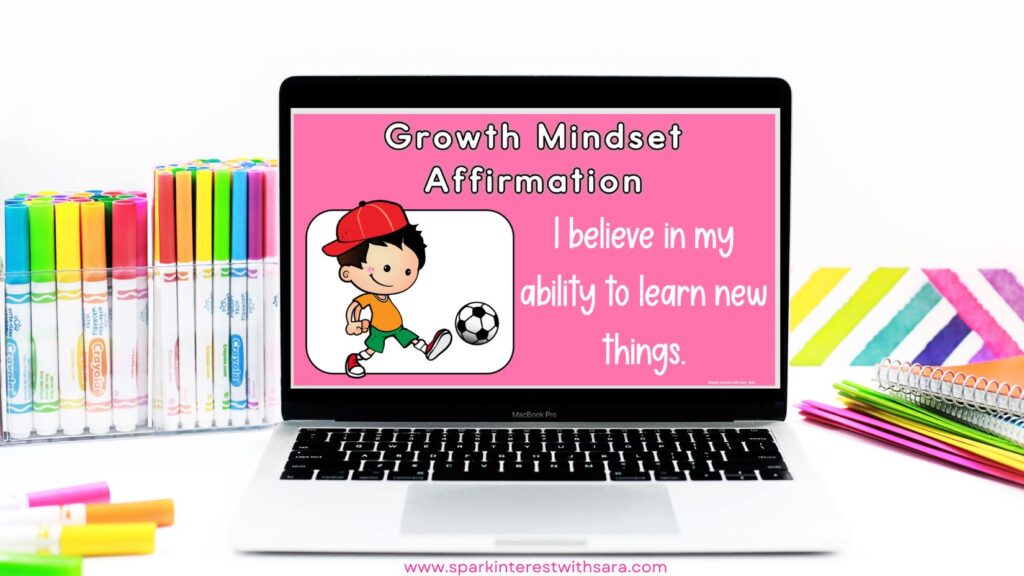 Image for growth mindset affirmations for kids