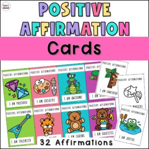 Positive affirmation cards for kids cover image