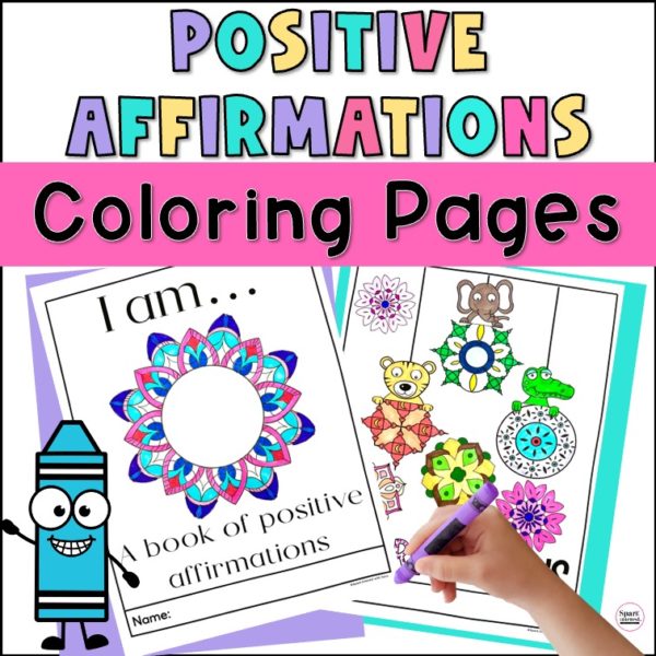 Cover image for positive affirmations coloring pages
