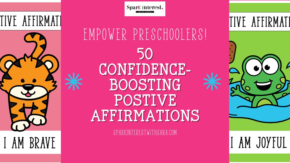 Blog image for 50 confidence boosting positive affirmations for kids